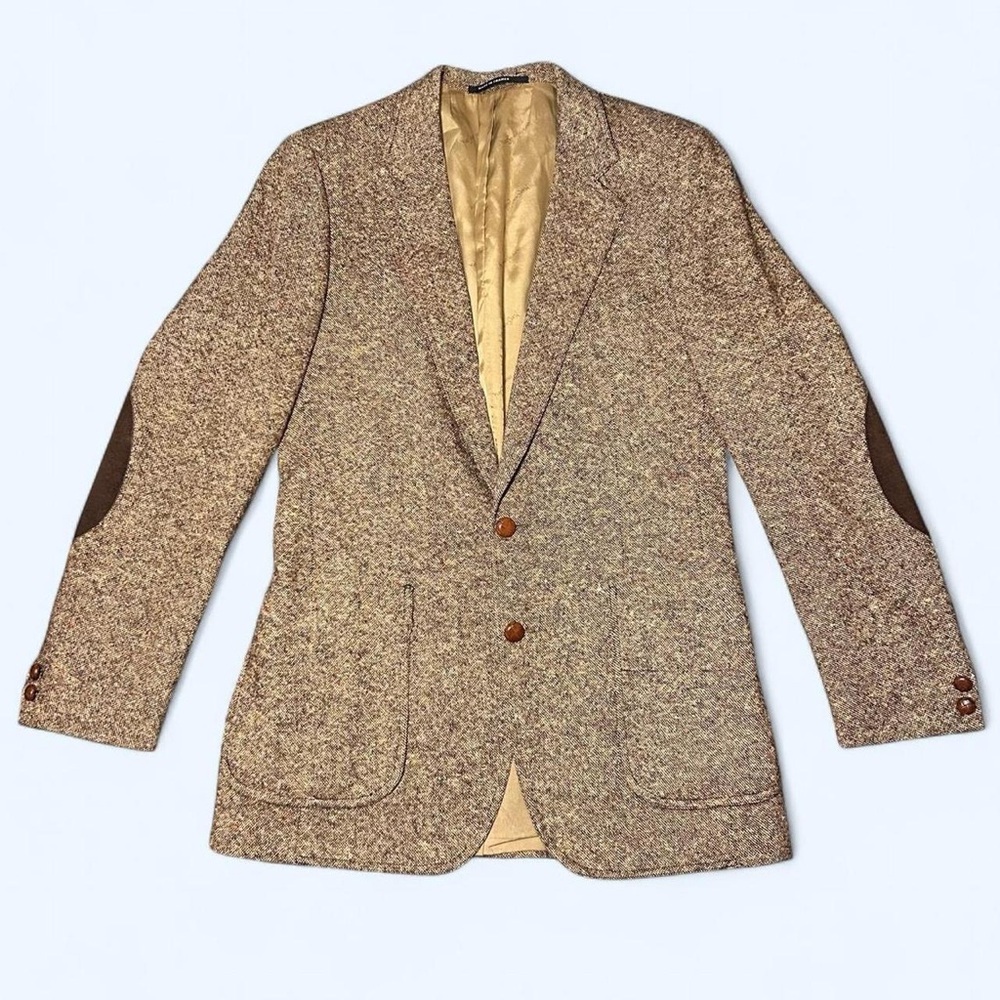 Yves Saint Laurent Brown Tweed Blazer!